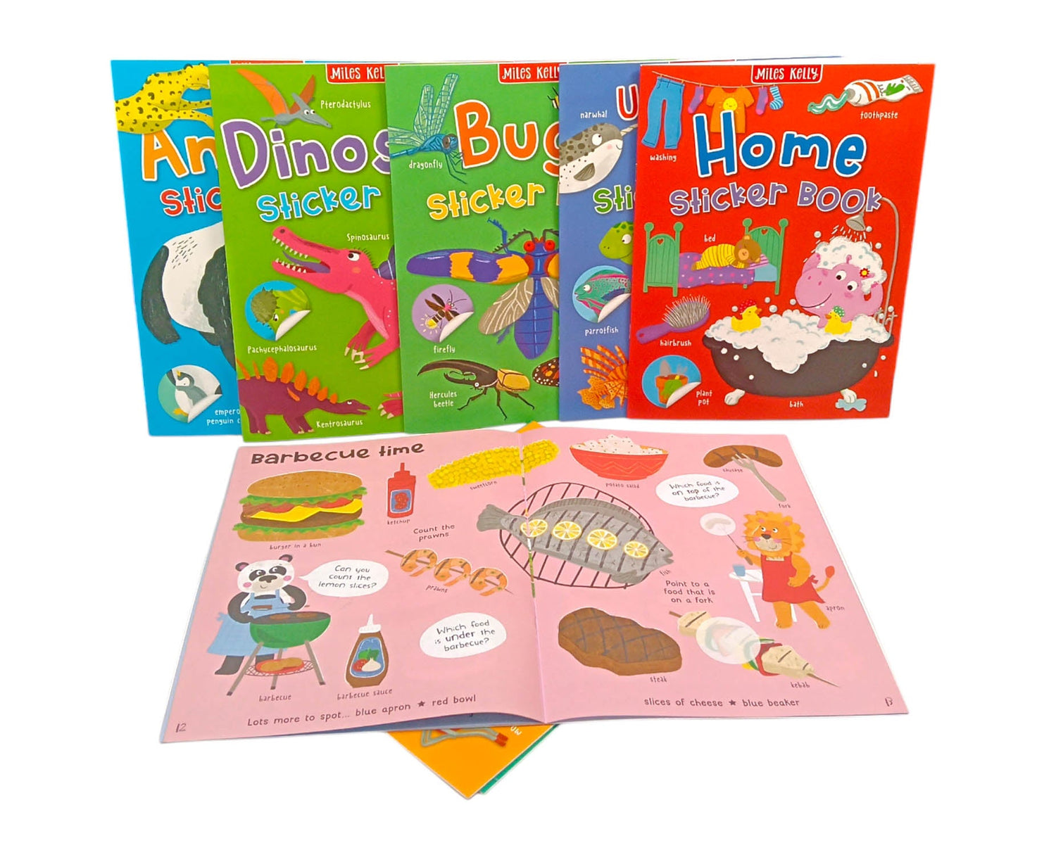 Sticker Book Activitty Sticker Activity Books 8-Pack – BookXcess