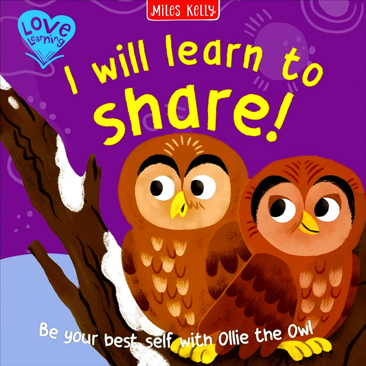 Kindness Owl: I Will Learn To Share