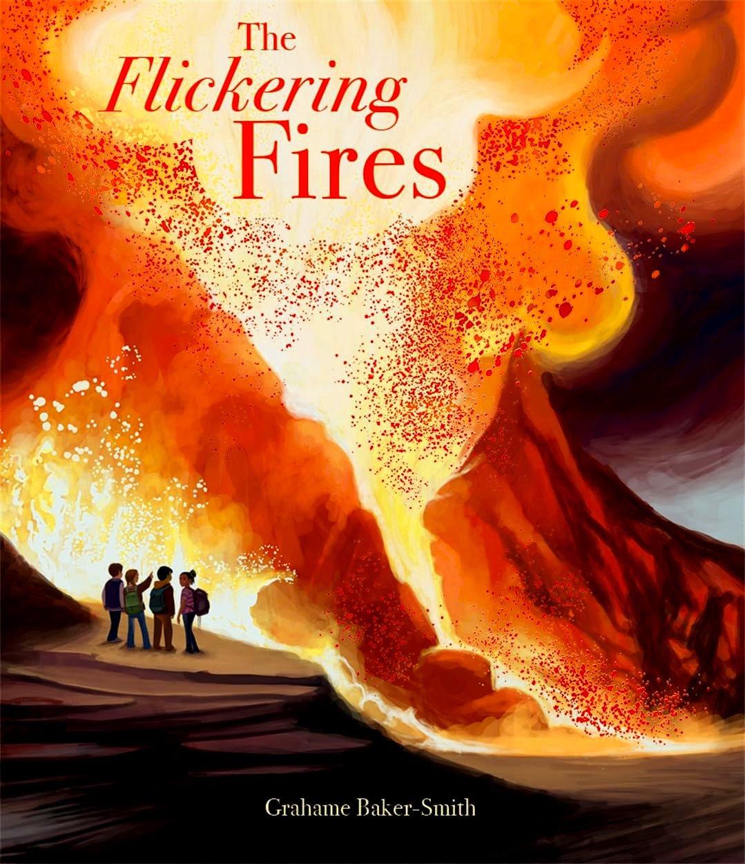 The Flickering Fires by Grahame Baker-Smith – book cover
