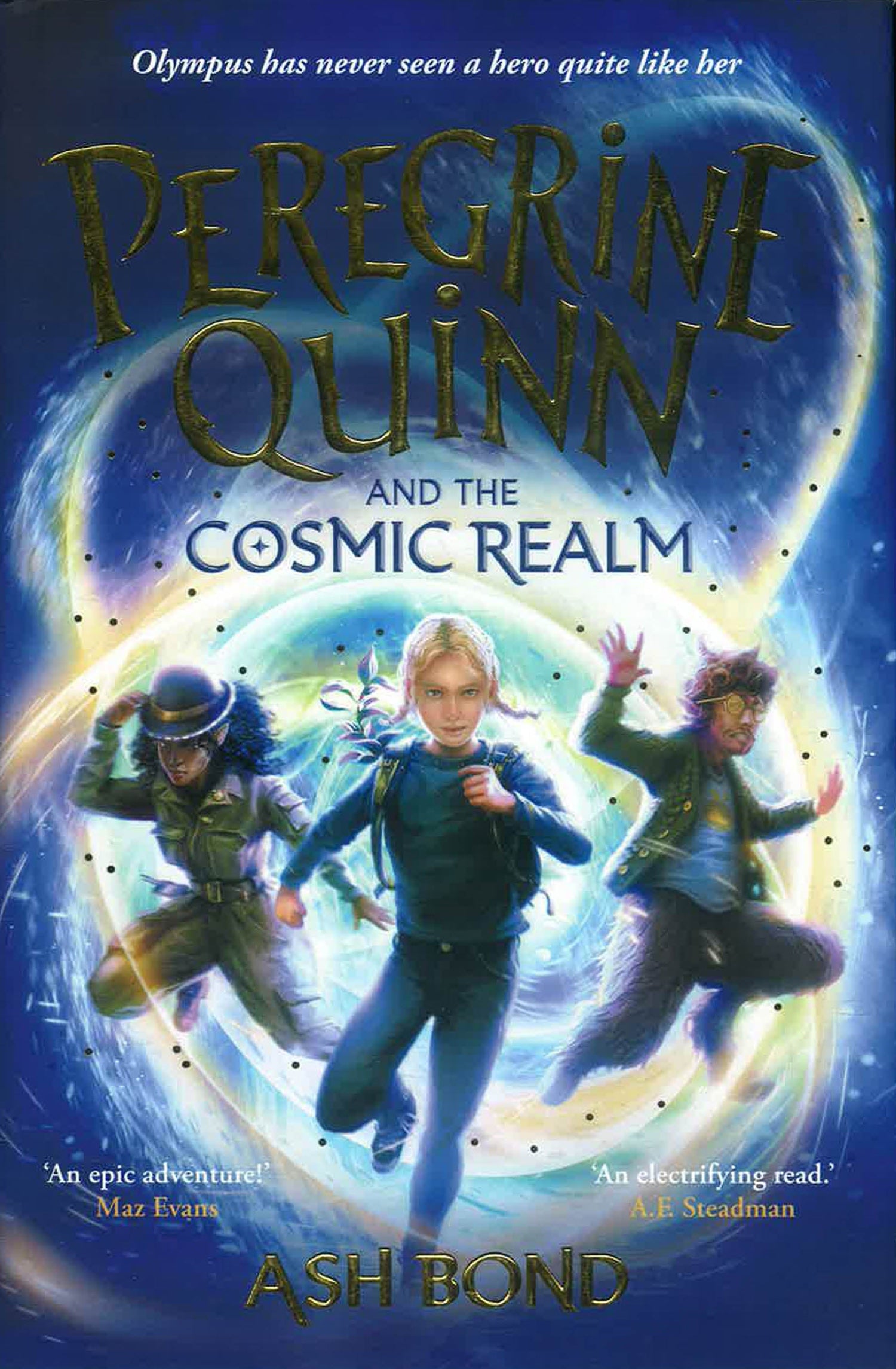 Peregrine Quinn And The Cosmic Realm by Ash Bond – book cover
