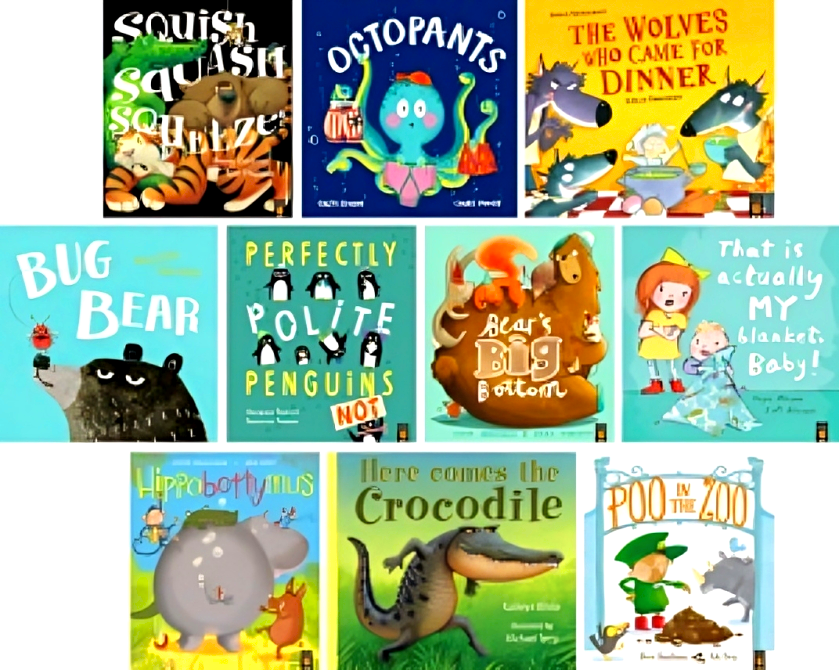 Funny Stories X10 Ziplock by Little Tiger Press – book cover