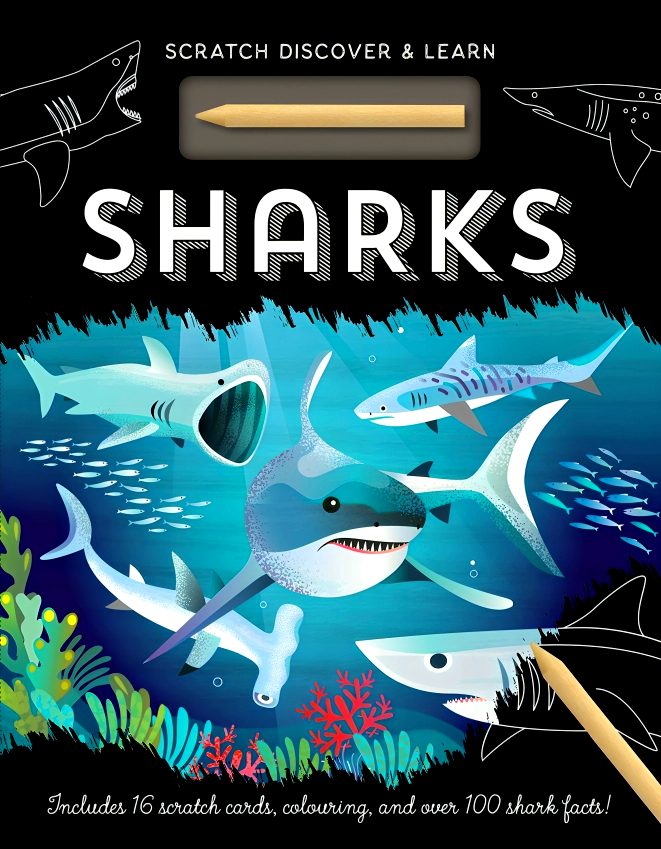 Sharks (Scratch, Discover & Learn) – BookXcess