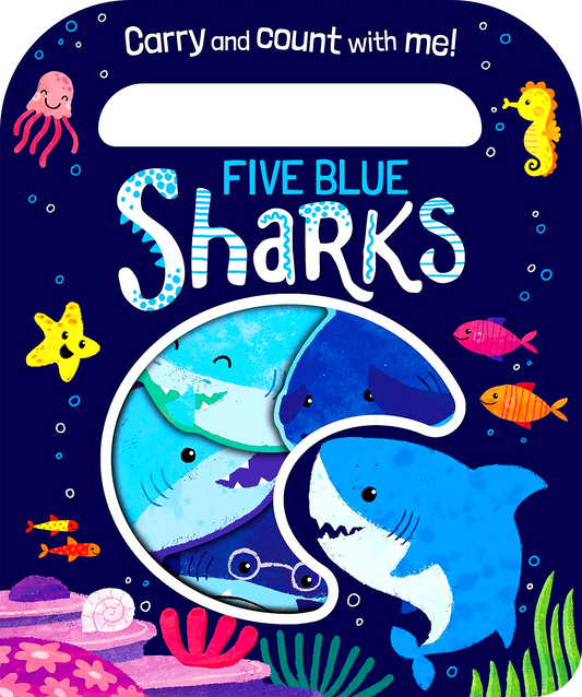 Five Blue Sharks (Carry And Count With Me!)