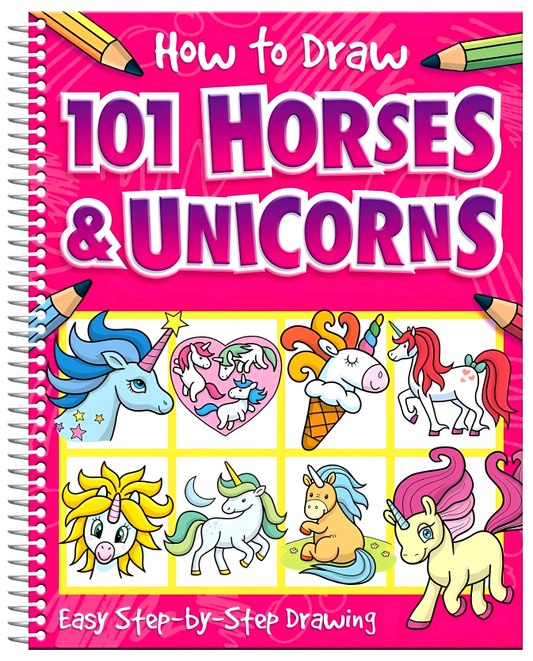 How To Draw 101 Horses And Unicorns