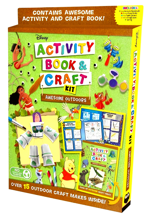 Disney: Activity Book & Craft Kit Awesome Outdoors