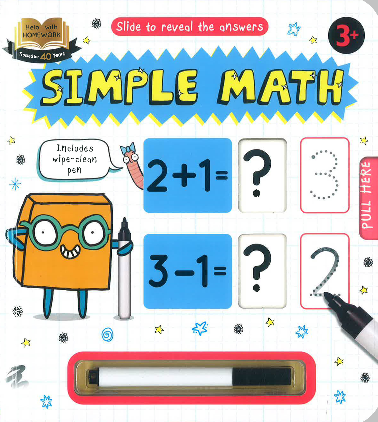 Clean Math Help With Homework: Simple Math-Wipe-Clean Workbook Includes Wipe-Clea ...