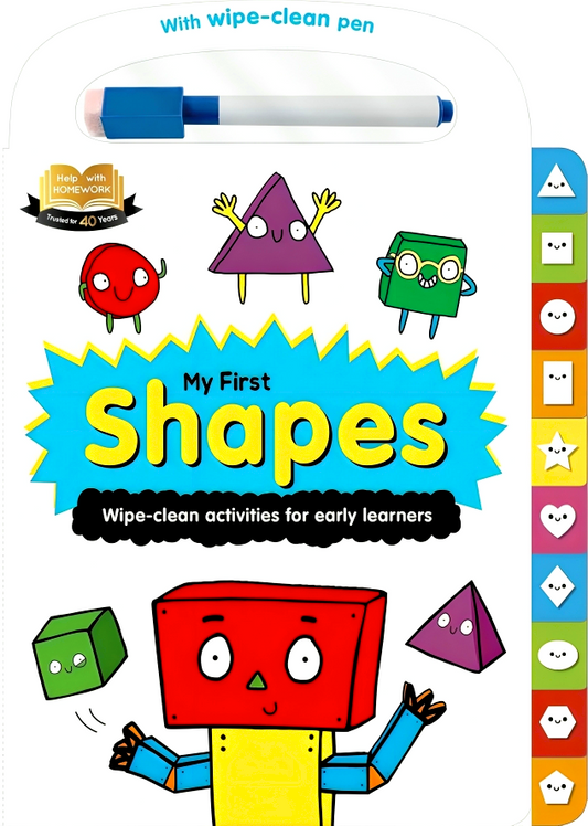 Help With Homework: My First Shapes-Wipe-Clean Activities For Early Learners