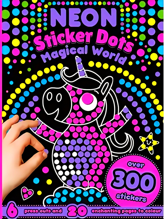 Neon Dots Of Fun: Magical Stickers