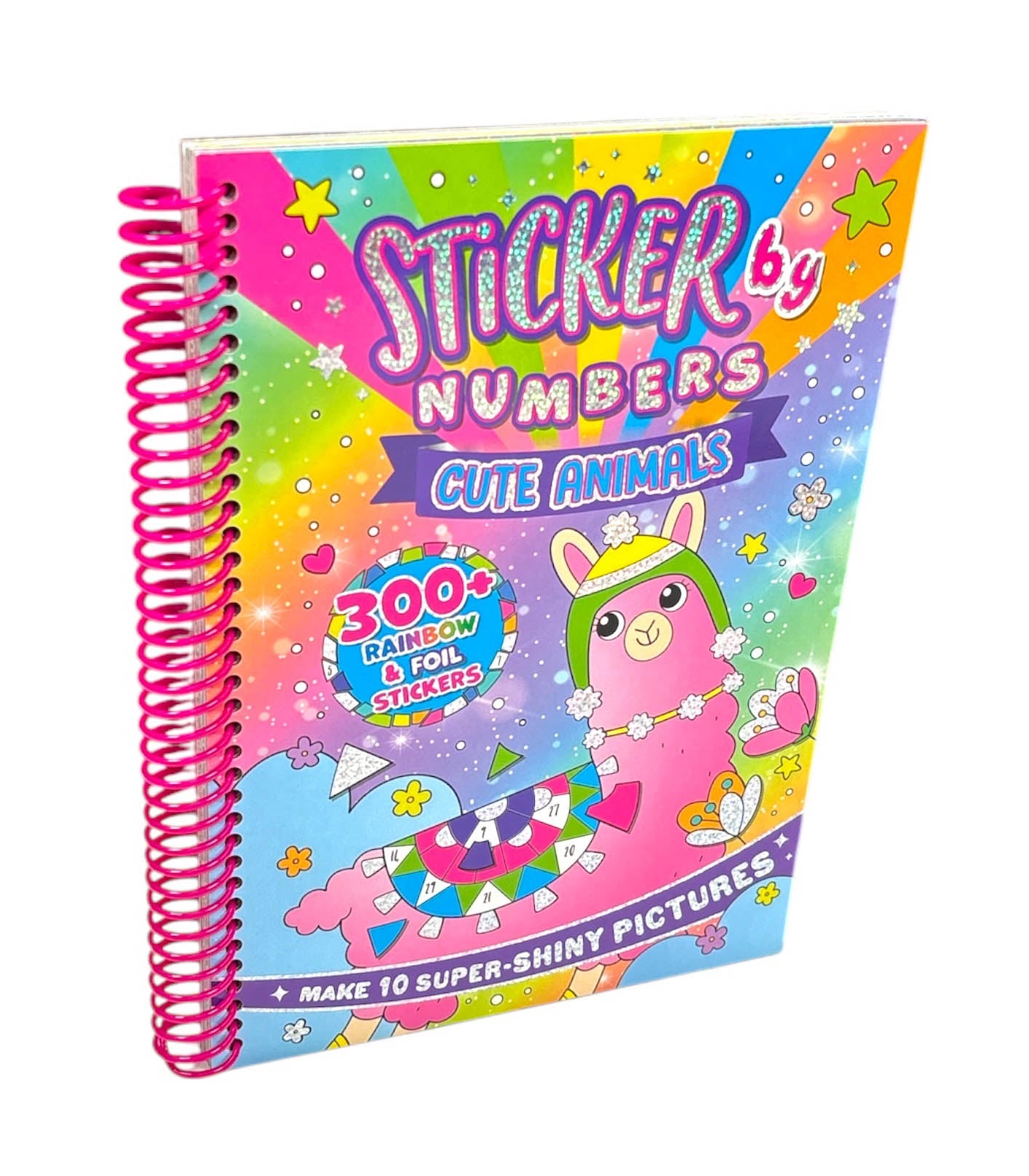 Sticker By Number Example Sticker By Numbers: Cute Animals β BookXcess