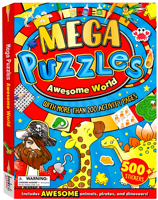 Mega Puzzles Bumper Book: Awesome World