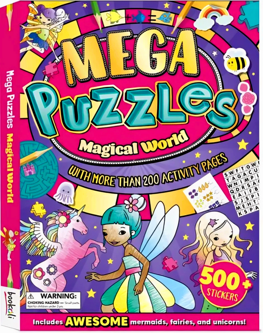 Mega Puzzles Bumper Book: Magical World