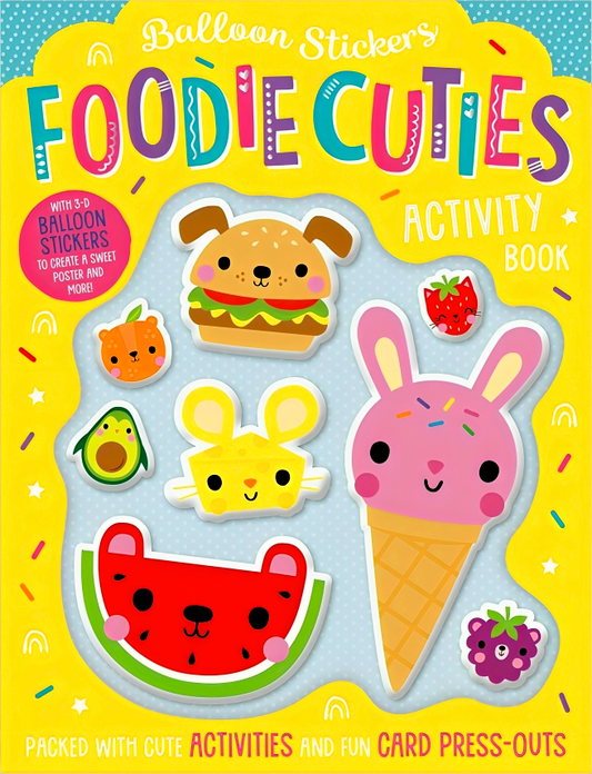Foodie Cuties Activity Book (Balloon Stickers)