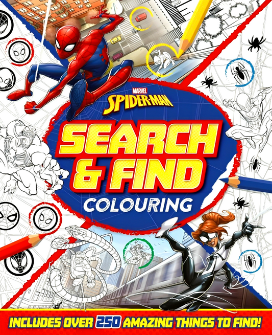 Marvel Spider-Man Search & Find Colouring