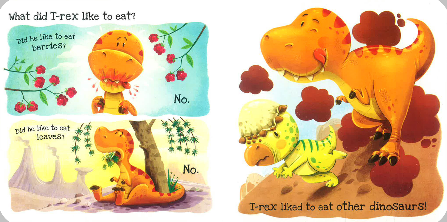 What Does Dinosaur Like? by Autumn Publishing – book cover