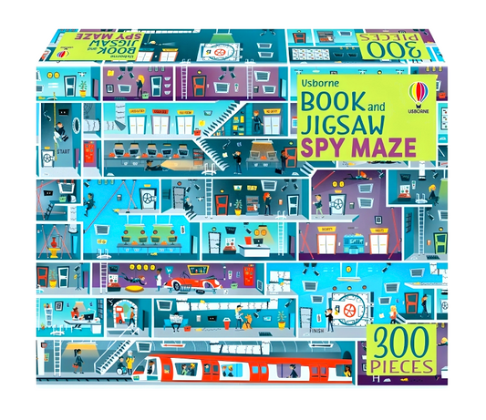 Usborne Book And Jigsaw: Spy Mazes