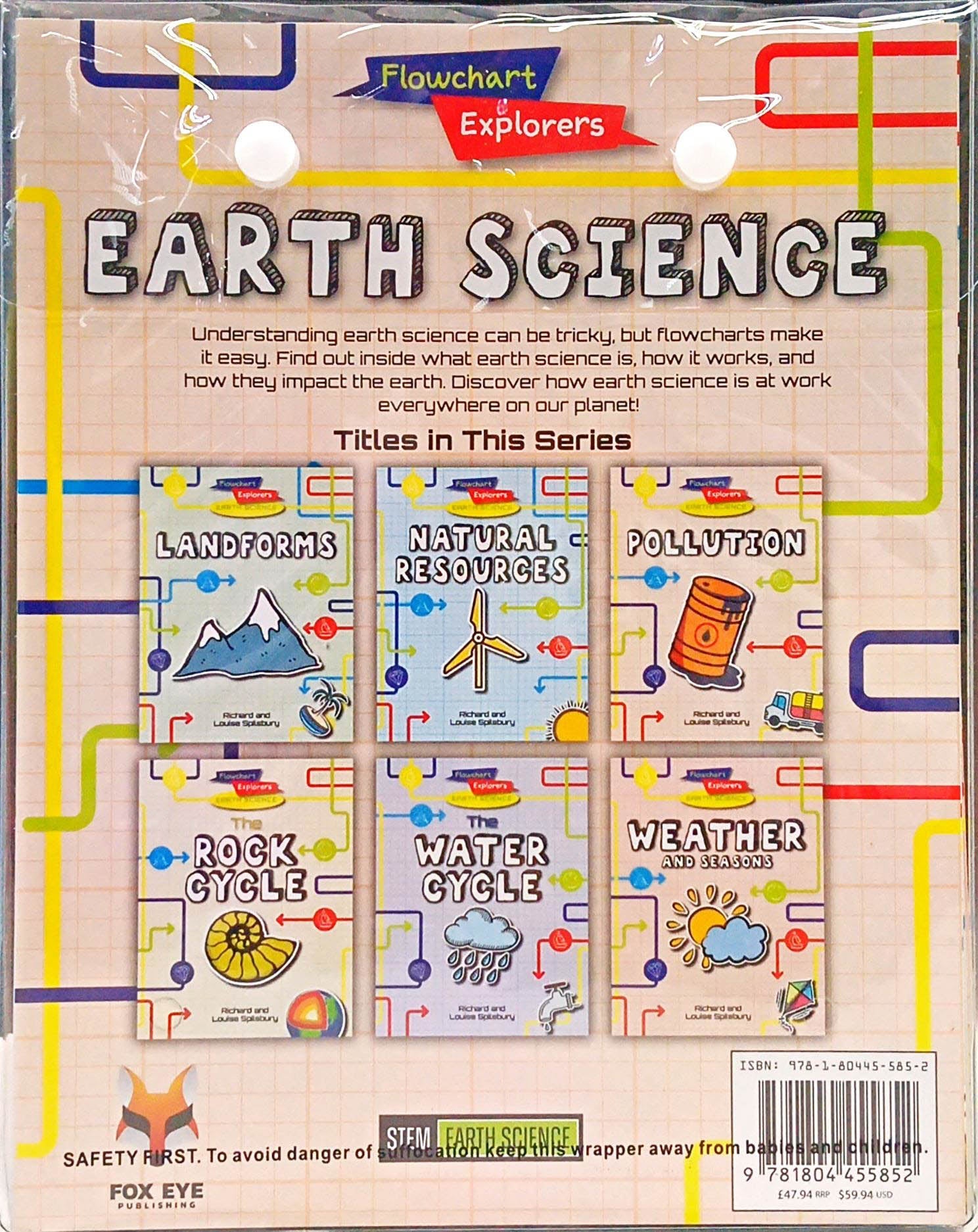 Science/math Geography Flowchart Explorers Earth Science Stem 6 Geography Science Books Set ...