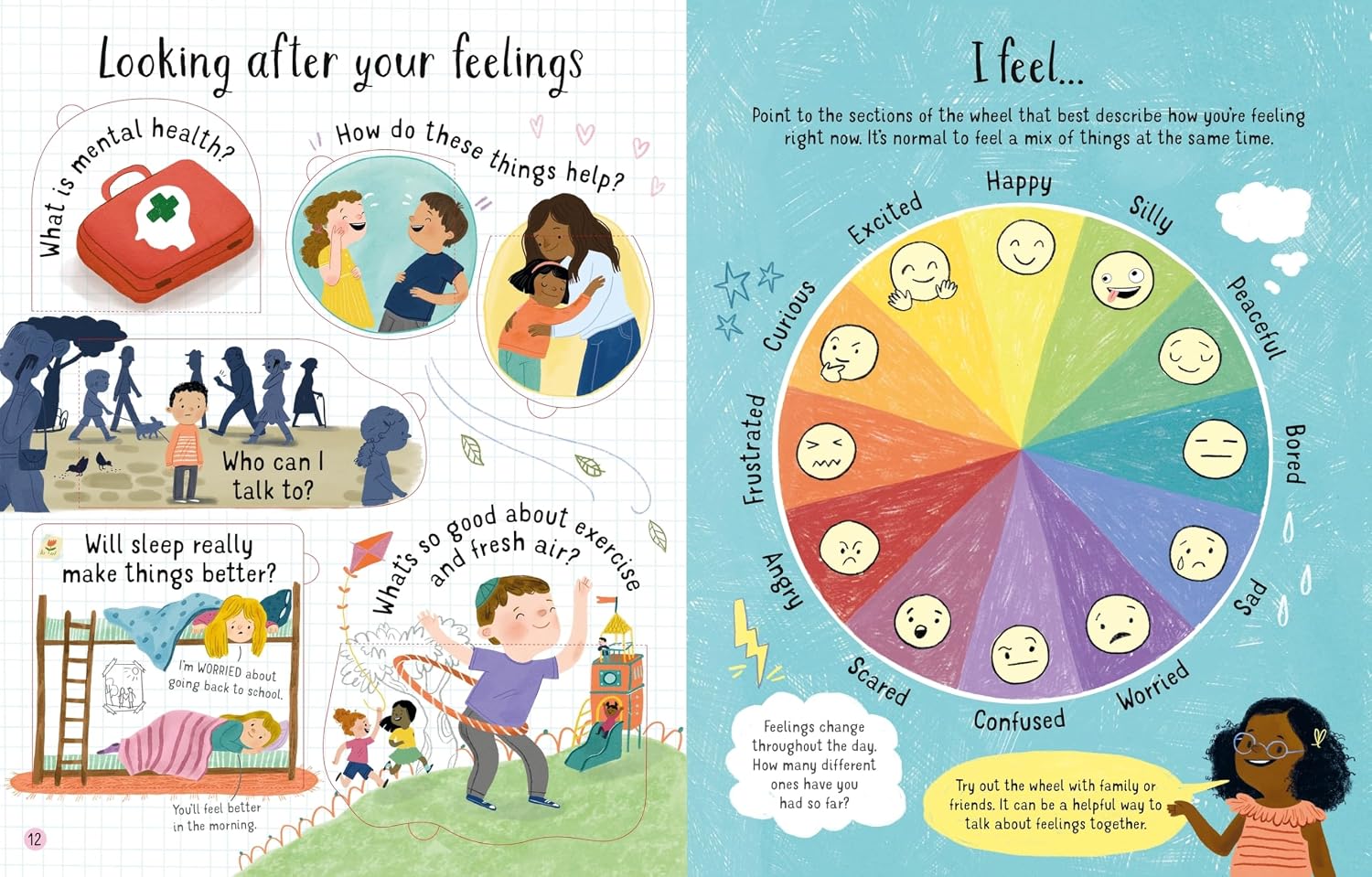 Usborne Lift-The-Flap: Questions & Answers About Feelings by Lara Bryan – book cover