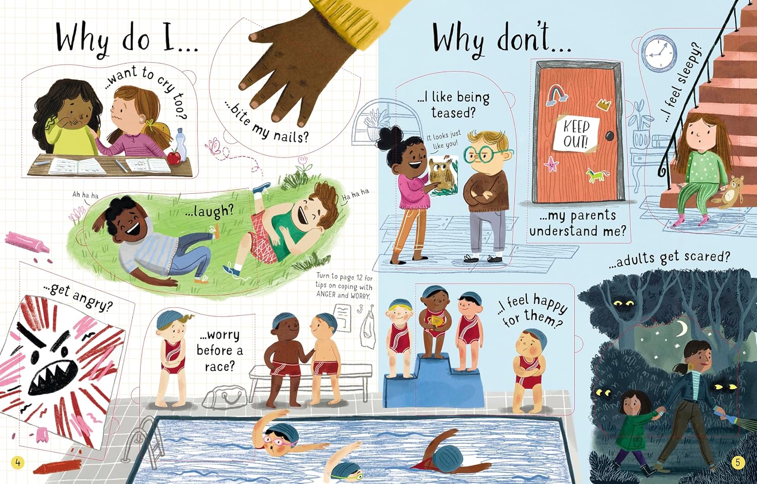 Usborne Lift-The-Flap: Questions & Answers About Feelings by Lara Bryan – book cover