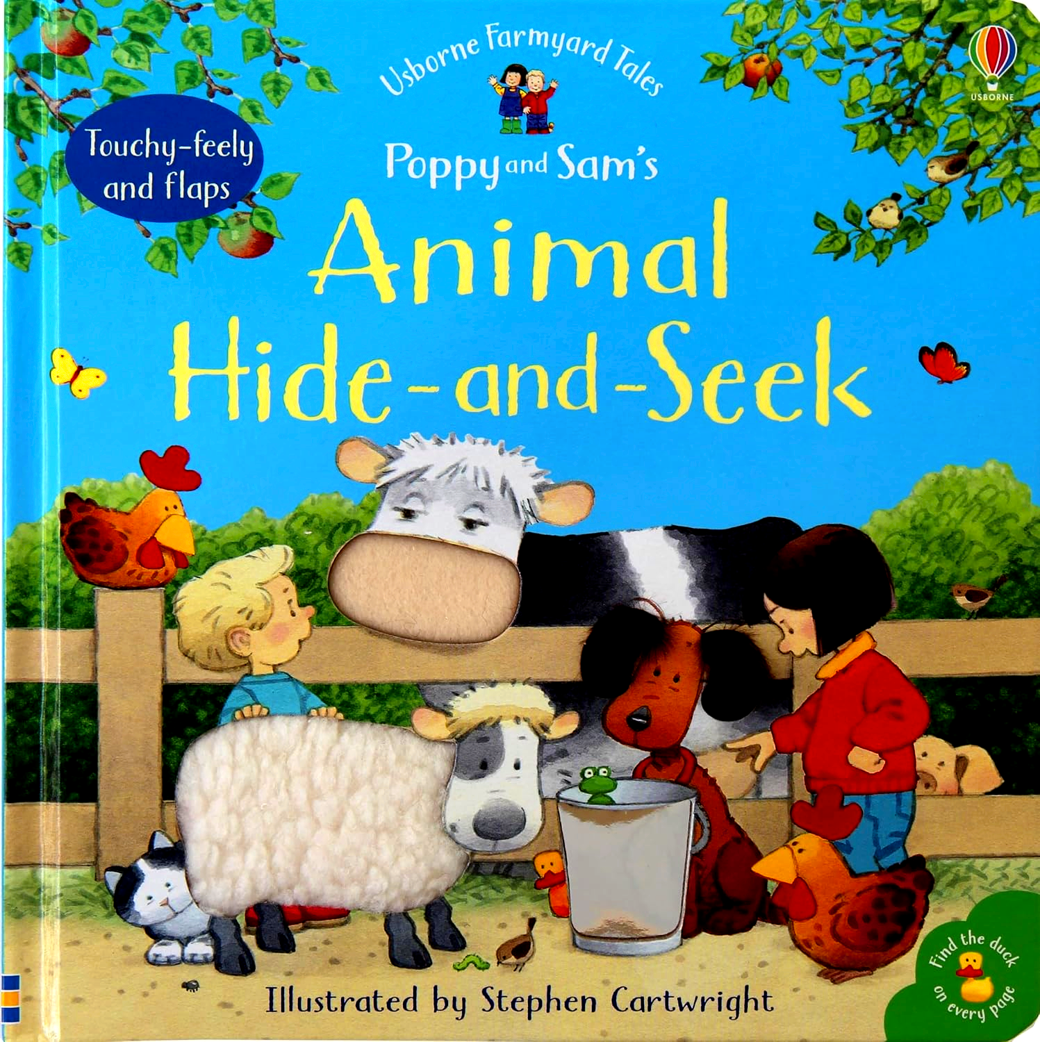 Usborne Farmyard Tales: Poppy And Sam's Animal Hide-And-Seek by Jenny Tyler – book cover