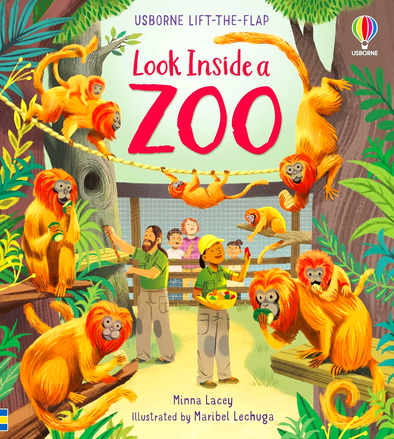 Usborne Look Inside A Zoo by Minna Lacey – book cover