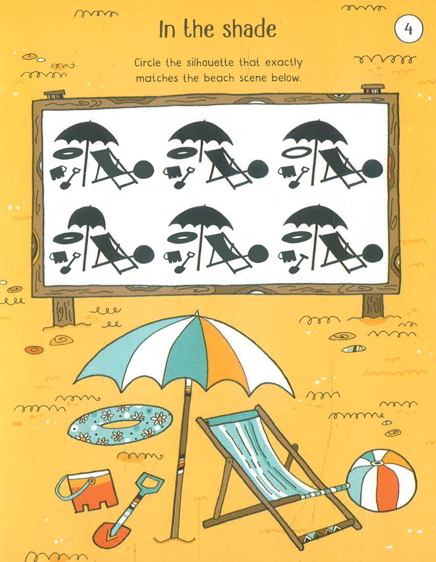 Usborne 100 Children's Puzzles And Games: Holiday by Phillip Clarke – book cover