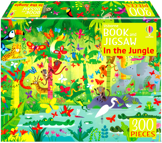 Usborne Book And Jigsaw: In The Jungle