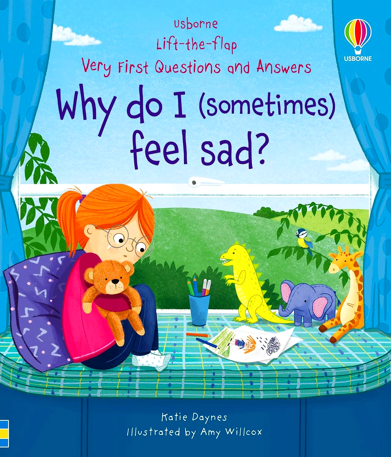 Usborne Lift-The-Flap: Very First Questions & Answers - Why Do I (Sometimes) Feel Sad? by Katie Daynes – book cover