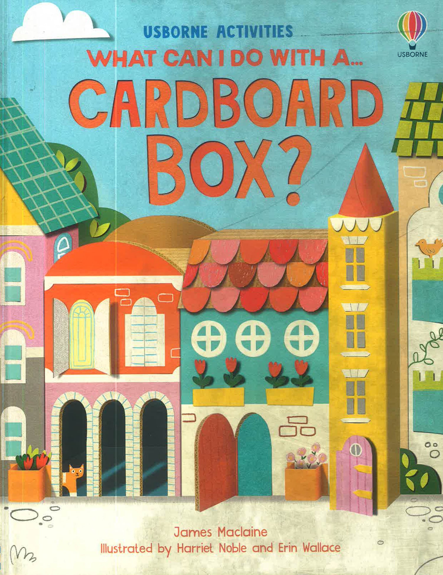 Usborne Activities: What Can I Do With A Cardboard Box? by James Maclaine – book cover