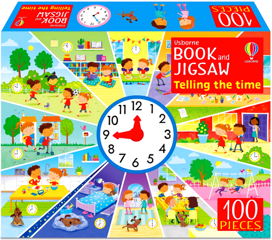 Usborne Book And Jigsaw: Telling The Time