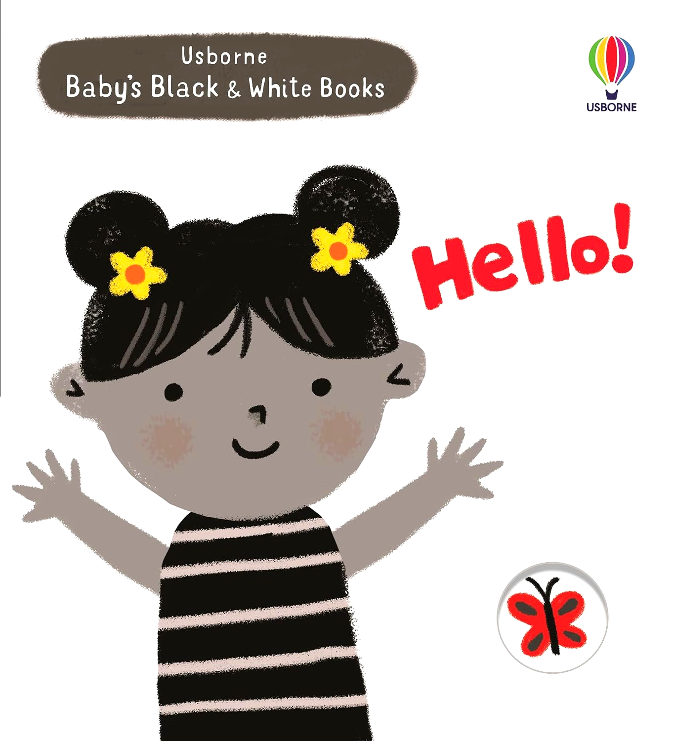 Baby's Black And White Books: Hello! by Mary Cartwright – book cover