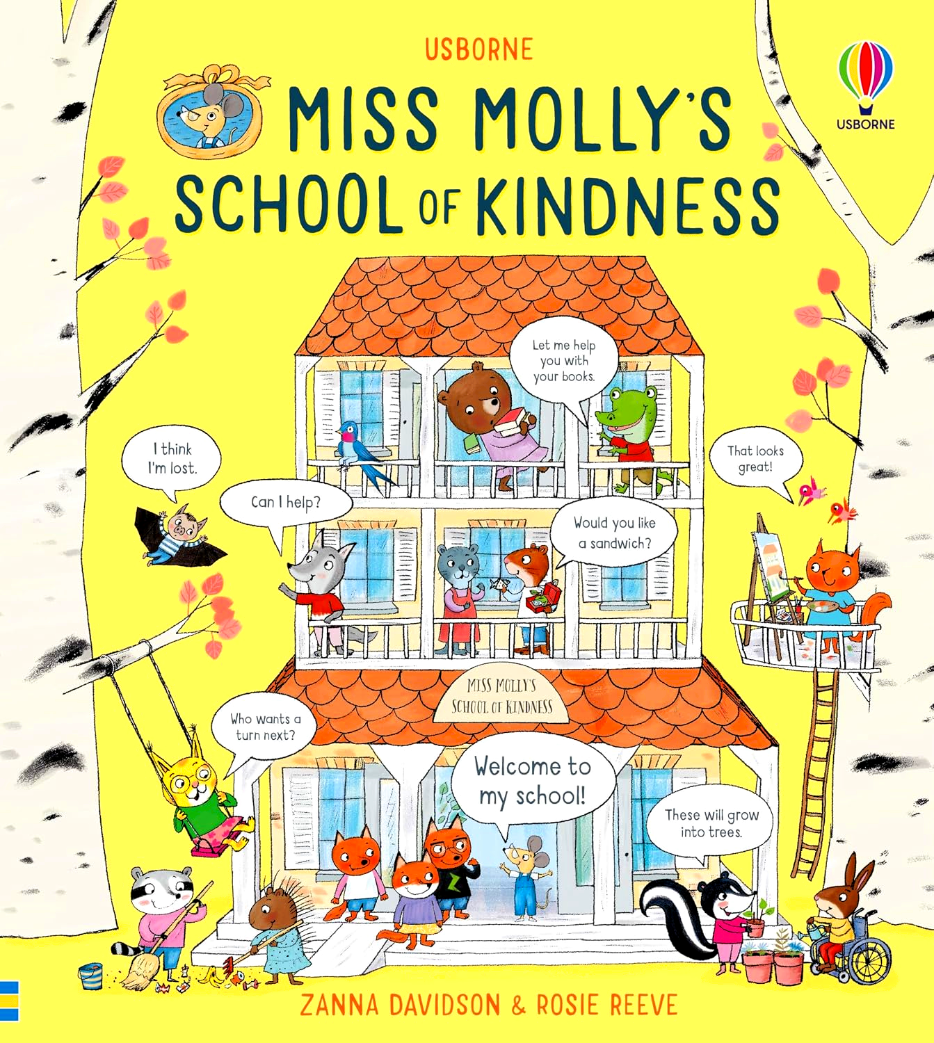 Usborne Miss Molly's School Of Kindness by Zanna Davidson – book cover