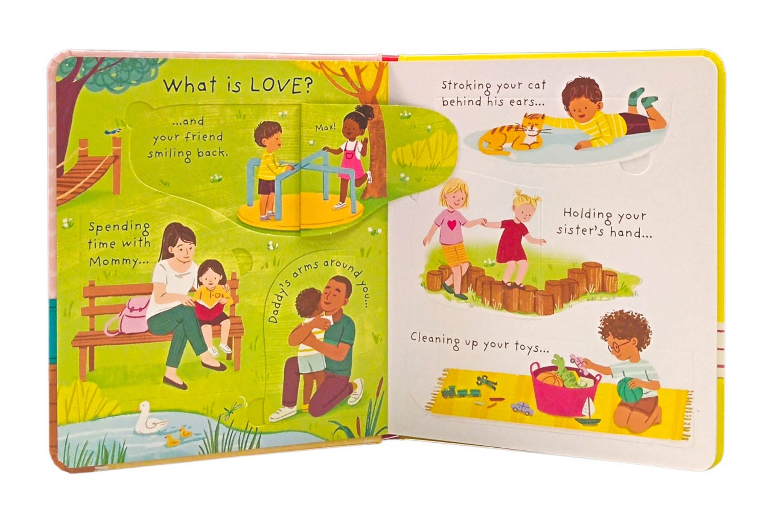 Usborne Lift-The-Flap: Very First Questions & Answers - What Is Love? by Katie Daynes – book cover
