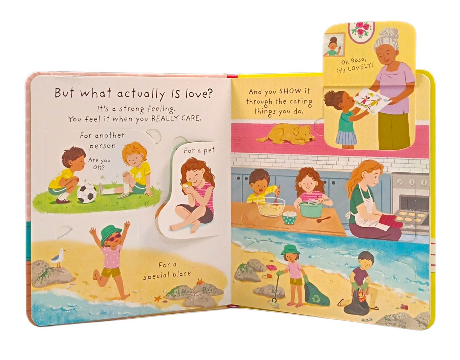 Usborne Lift-The-Flap: Very First Questions & Answers - What Is Love? by Katie Daynes – book cover