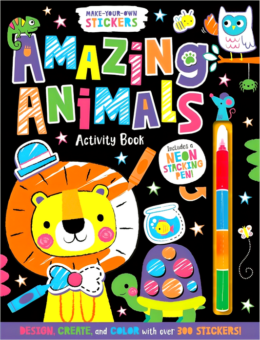 Amazing Animals Activity Book (Make-Your-Own Stickers)