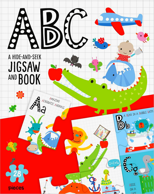 ABC: A Hide & Seek Jigsaw And Book
