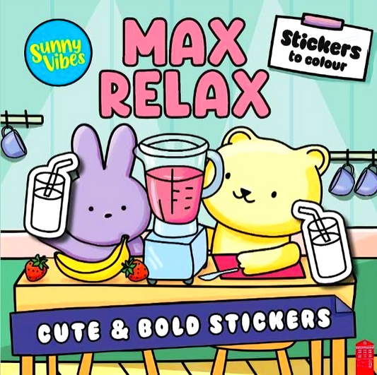 Sunny Vibes Stickers: Max Relax