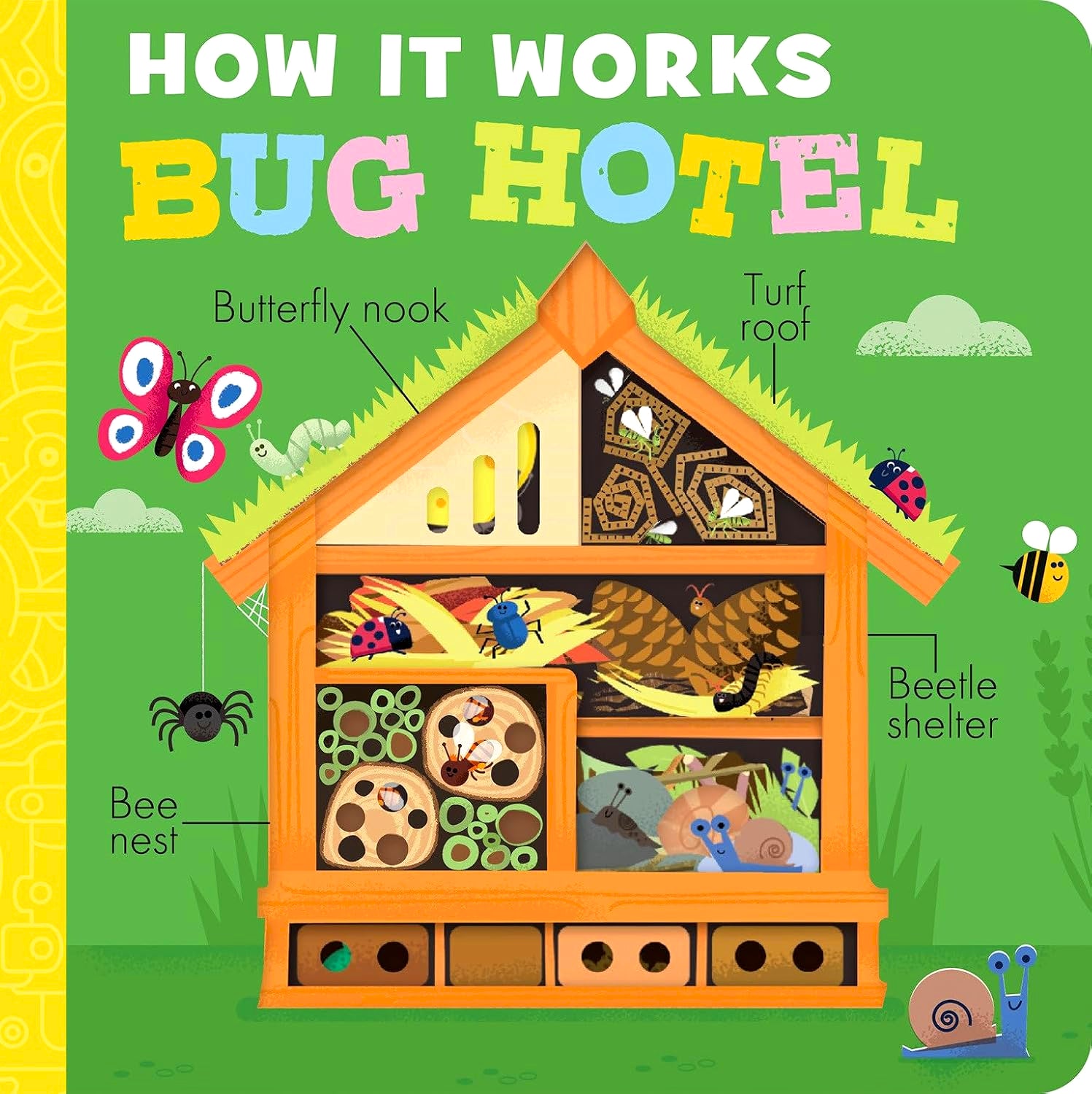 How It Works: Bug Hotel by Little Tiger Press – book cover