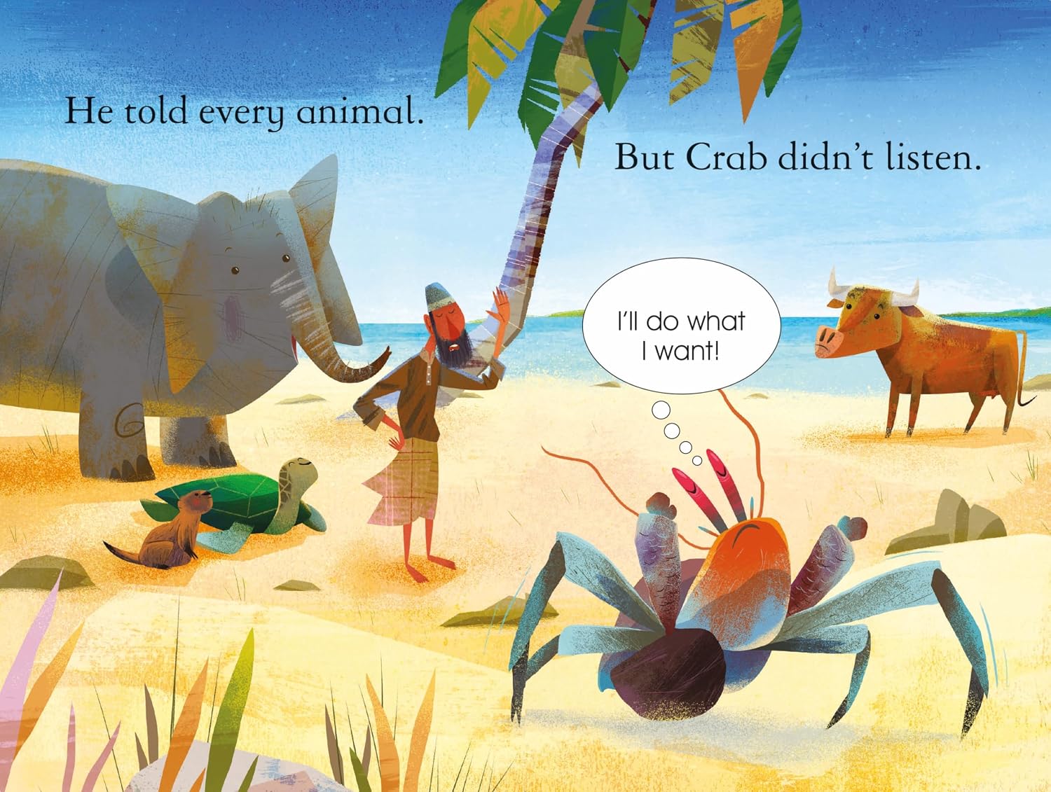Read With Usborne L1: How The Crab Got His Claws by Rosie Dickins – book cover