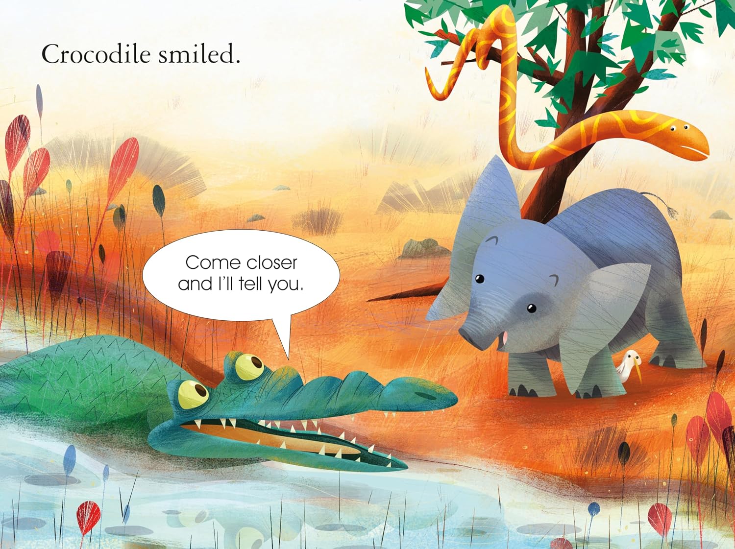 Read With Usborne L1: How The Elephant Got His Trunk by Anna Milbourne – book cover