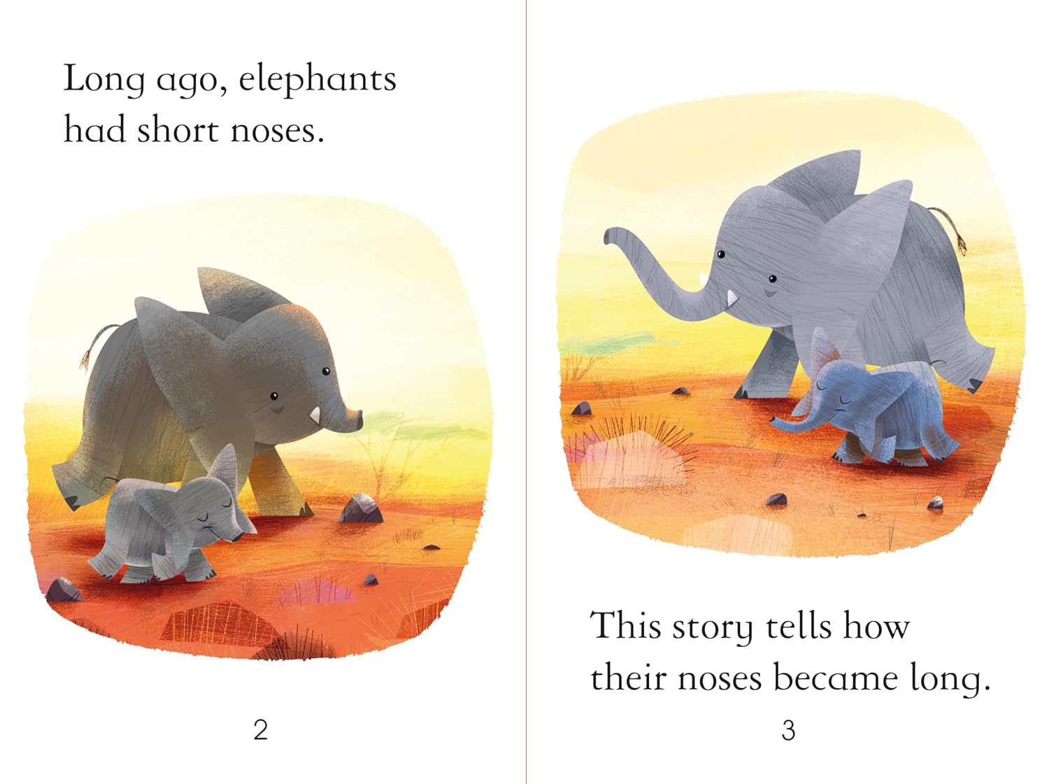 Read With Usborne L1: How The Elephant Got His Trunk by Anna Milbourne – book cover