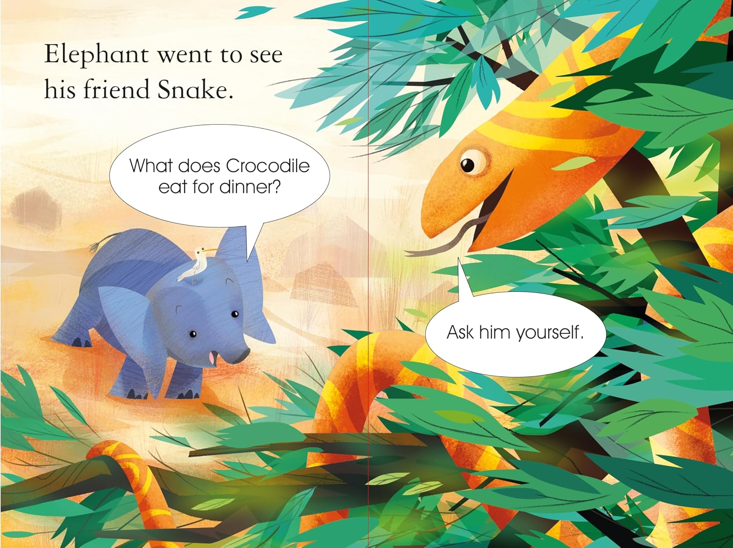 Read With Usborne L1: How The Elephant Got His Trunk by Anna Milbourne – book cover
