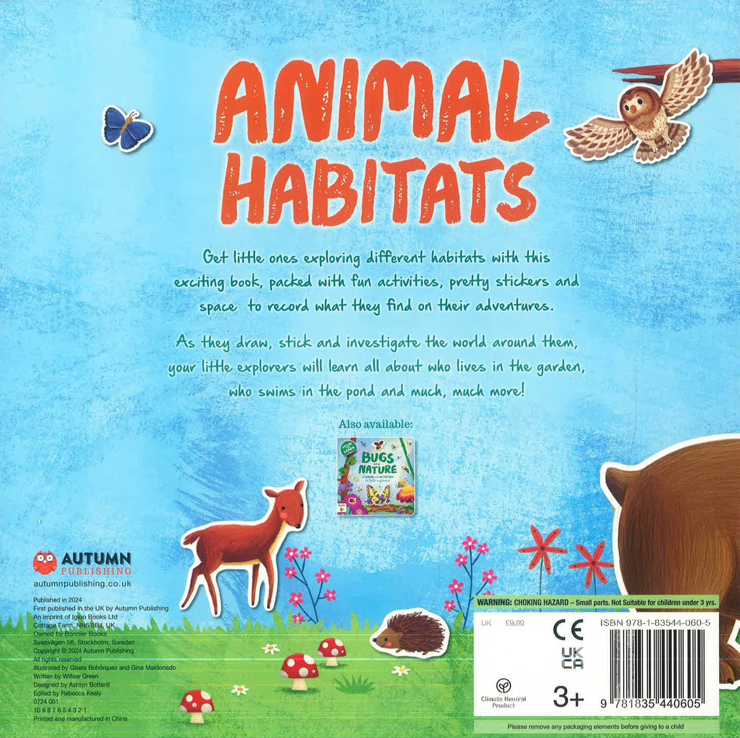 Explore And Learn: Animal Habitats - Stickers And Activity For Little Explorers! by Autumn Publishing – book cover