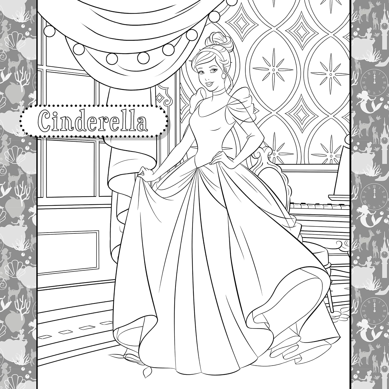 Disney Princess: Colourmania by Walt Disney – book cover