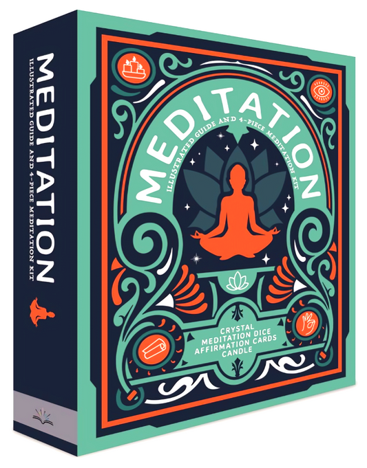 Meditation: Illustrated Guide And 4-Piece Meditation Kit