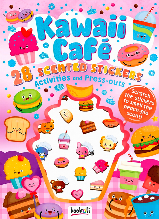Kawaii Cafe 28 Scented Sticker, Activities And Press -Outs