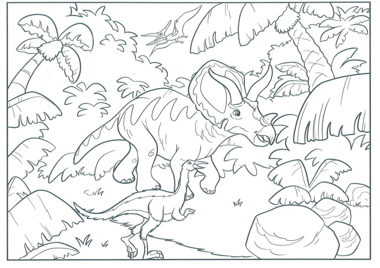 Giant Colouring Pad: Dinosaur by Dandy Lion – book cover