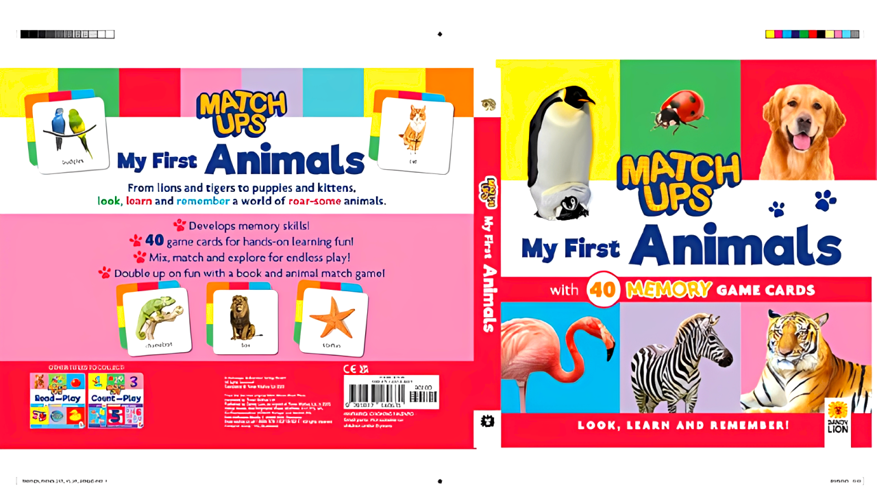 Memory Match Up: Animals by Dandy Lion – book cover