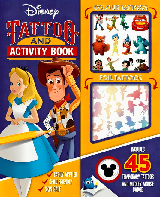 Disney: Tattoo and Activity Book