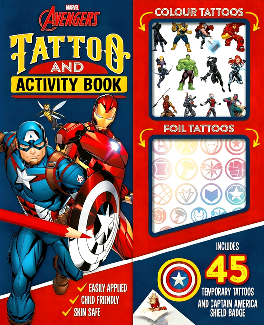 Marvel Avengers: Tattoo And Activity Book