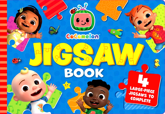 CoComelon Jigsaw Book (4 large-piece jigsaws to complete!)